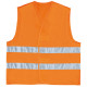 Gilet alta visibilitA' GILP2 - poliestere - taglia XXL - arancio fluo - Deltaplus