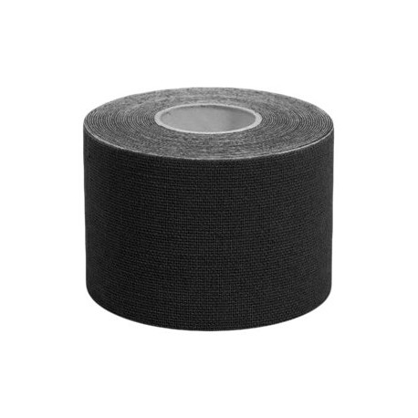 GIMA Kintape - Nastro kinesiologico - 5 cm x 5 m - nero