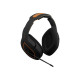 Gioteck TX50 - Cuffie con microfono - dimensione completa - cablato - nero, arancione