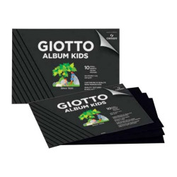 GIOTTO KIDS - Album - A4 - 10 fogli / 20 pagine - nero