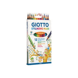 GIOTTO Stilnovo Maxi - Pastello colorato - 4.3 mm (pacchetto di 12)