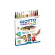 GIOTTO Turbo Color - Penna punta in fibra - colori assortiti nelle tonalità della pelle - 2.8 mm (pacchetto di 12)