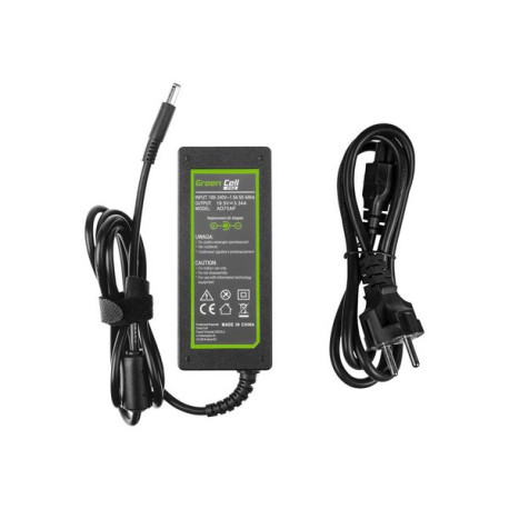 Green Cell PRO - Alimentatore - AC - 65 Watt - nero - per Dell Inspiron 15 3559, 15 5568 2-in-1, 3558, 5552, 5558, 5559, 5758, 