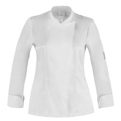 Giacca cuoco Celine - da donna - manica lunga - taglia XL - bianco - Giblor's