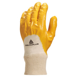 Guanti da lavoro pesante NI015 - nitrile leggero - taglia 10 - giallo - Deltaplus