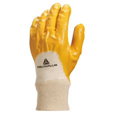 Guanti da lavoro pesante NI015 - nitrile leggero - taglia 10 - giallo - Deltaplus