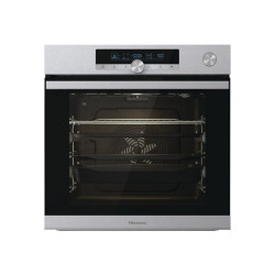 Hisense Essential BSA66334AX - Forno - con funzione a vapore - da incasso - nicchia - larghezza: 56 cm - profondità 55 cm - alt