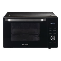 Hisense H30MOBS10HC - Forno a microonde con convezione e grill - 30 litri - 1000 W - nero