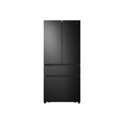 Hisense RF540N4SBF2 - Frigorifero/congelatore - congelatore inferiore della porta francese WiFi - larghezza: 79.4 cm - profondi