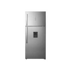 Hisense RT728N4WCE - Frigorifero/congelatore - freezer superiore con distributore acqua - larghezza: 79.4 cm - profondità 67.5 