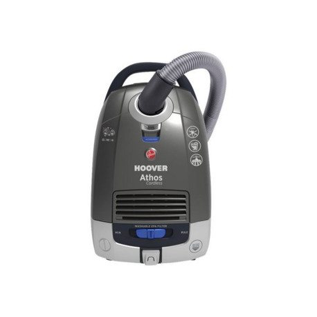 Hoover Athos ATC18LI 011 - Aspirapolvere - a traino - con sacchetto - titanio spazzolato