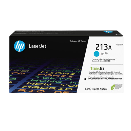 Hp -  Toner originale LaserJet HP 213A - Ciano - W2131A - 3.000 pag