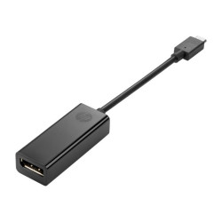 HP - Adattatore video esterno - USB-C - DisplayPort - per ZBook 14u G6, 15 G6, 15u G3, 15u G4, 15u G5, 15u G6, 15v G5, 17 G3, 1