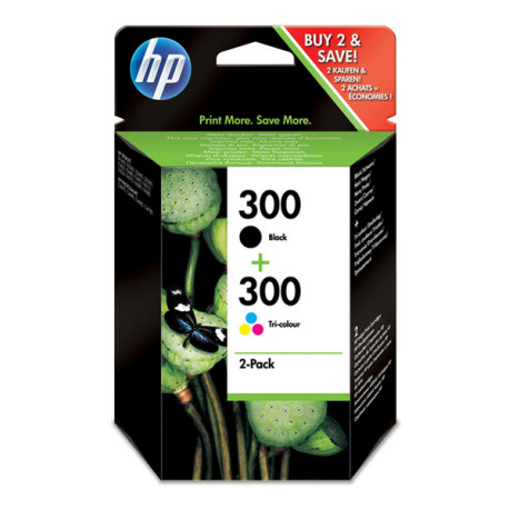 Hp - Cartuccia ink originale - 300 - C/M/Y/K - CN637EE - C/M/Y 165 pag / K 200 pag