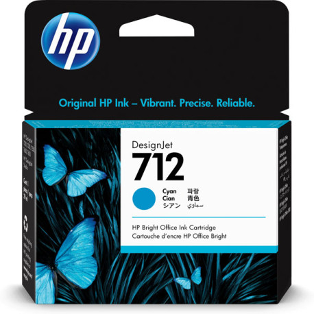 Hp - Cartuccia Ink originale - 712 - blu ciano - 3ED67A - 29 ml