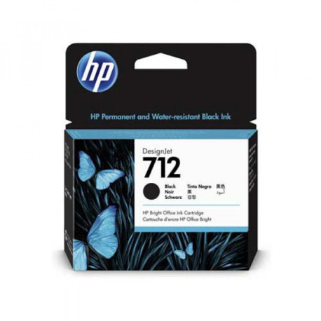 Hp - Cartuccia Ink originale - 712 - Nero - 3ED71A - 80 ml