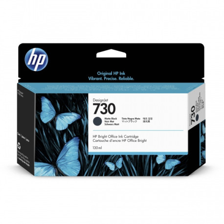 Hp - Cartuccia ink originale - 730 - Nero opaco - P2V65A - 130ml