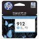 Hp - Cartuccia ink originale - 912 -  Ciano - 3YL77AE - 315 pag