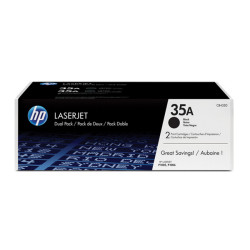 Hp - Confezione 2 Toner originale- 35A - Nero - CB435AD - 1.500 pag/cad