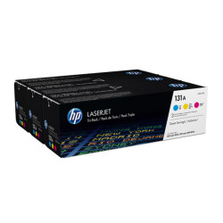 Hp - Confezione 3 Toner originale - 131A - C/M/Y - U0SL1AM - 1.800 pag cad