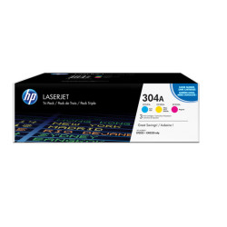 Hp - Confezione 3 Toner originale - 304A - C/M/Y - CF372AM - 2.800 pag cad