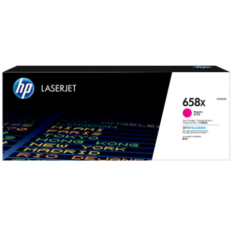 Hp - Toner originale -  LaserJet HP 658X - Magenta - W2003X - ad alta capacitA'