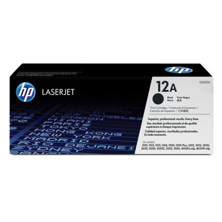 Hp - Toner originale - 12A - Nero - Q2612A - 2.000 pag