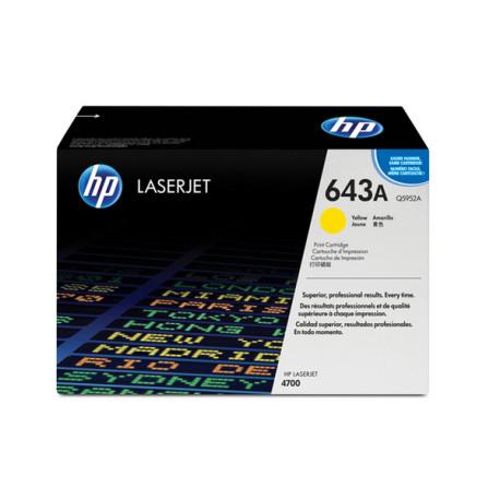 Hp - Toner originale - 643A - Giallo - Q5952A - 10.000 pag