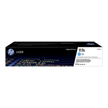 HP 117A - Ciano - originale - cartuccia toner (W2071A) - per Color Laser 150a, 150nw, MFP 178nw, MFP 178nwg, MFP 179fnw, MFP 17