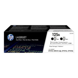 HP 125A - Confezione da 2 - nero - originale - LaserJet - cartuccia toner (CB540AD) - per Color LaserJet CM1312 MFP, CM1312nfi 