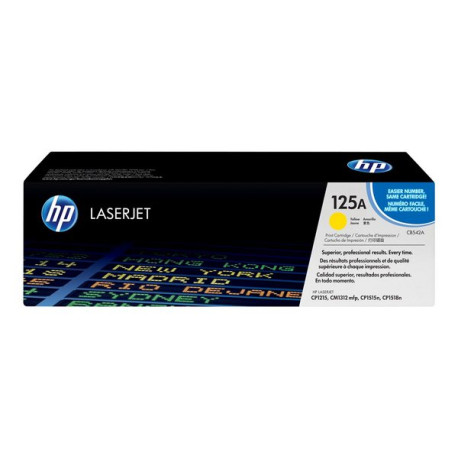 HP 125A - Giallo - originale - LaserJet - cartuccia toner (CB542A) - per Color LaserJet CM1312 MFP, CM1312nfi MFP, CP1215, CP15