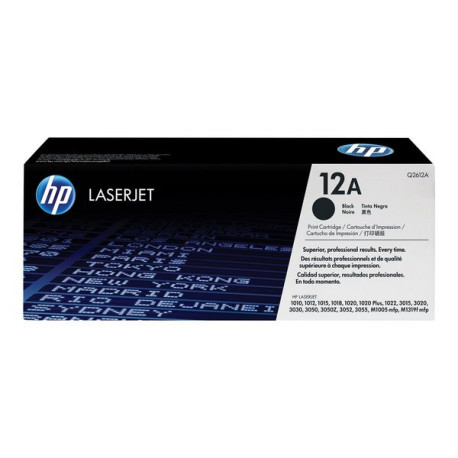 HP 12A - Nero - originale - LaserJet - cartuccia toner (Q2612A) - per LaserJet 10XX, 30XX, M1005, M1319