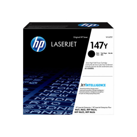 HP 147Y - Extra High Yield - nero - originale - LaserJet - cartuccia toner (W1470Y) - per LaserJet Enterprise MFP M635- LaserJe