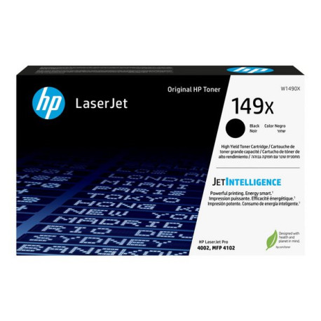 HP 149X - Alta capacità - nero - originale - LaserJet - cartuccia toner (W1490X) - per LaserJet Pro 4002, MFP 4102