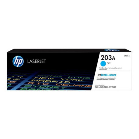 HP 203A - Ciano - originale - LaserJet - cartuccia toner (CF541A) - per Color LaserJet Pro M254dw, M254nw, MFP M280nw, MFP M281