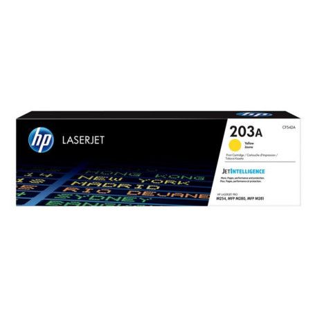 HP 203A - Giallo - originale - LaserJet - cartuccia toner (CF542A) - per Color LaserJet Pro M254dw, M254nw, MFP M280nw, MFP M28