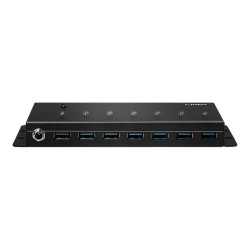 Lindy 7 Port Industrial USB 3.0 Hub - Hub - 7 x SuperSpeed USB 3.0 - desktop