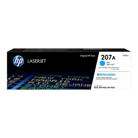 HP 207A - Ciano - originale - LaserJet - cartuccia toner (W2211A) - per Color LaserJet Pro M255dw, M255nw, MFP M282nw, MFP M283