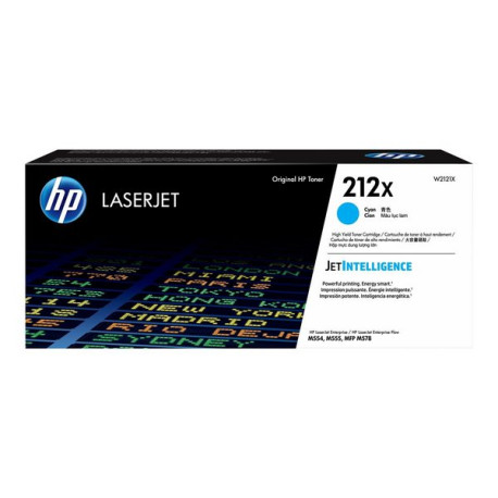 HP 212X - Alta resa - ciano - originale - LaserJet - cartuccia toner (W2121X) - per Color LaserJet Enterprise MFP M578- LaserJe