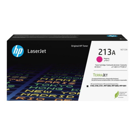 HP 213A - Magenta - originale - LaserJet - cartuccia toner (W2133A) - per Color LaserJet Enterprise 5700dn, 6700dn, MFP 5800dn,