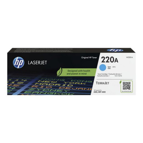 HP 220A - Giallo - originale - LaserJet - cartuccia toner (W2202A) - per Color LaserJet Pro MFP 4301, MFP 4303