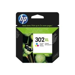 HP 302XL - 8 ml - Alta resa - colore (ciano, magenta, giallo) - originale - cartuccia d'inchiostro - per Deskjet 11XX, 21XX, 36