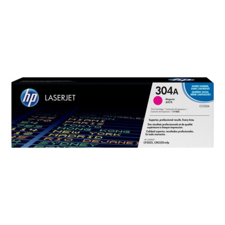 HP 304A - Magenta - originale - LaserJet - cartuccia toner (CC533A) - per Color LaserJet CM2320fxi, CM2320n, CM2320nf, CP2025, 