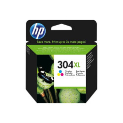 HP 304XL - Alta resa - colore (ciano, magenta, giallo) - originale - cartuccia d'inchiostro - per AMP 130- Deskjet 26XX, 37XX- 