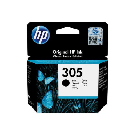 HP 305 - 2 ml - nero - originale - cartuccia d'inchiostro - per Deskjet 23XX, 27XX, 28XX, 41XX, 42XX- DeskJet Plus 41XX- ENVY 6