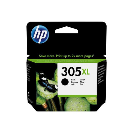 HP 305XL - 4 ml - Alta resa - pigmento nero - originale - cartuccia d'inchiostro - per Deskjet 23XX, 27XX, 28XX, 41XX, 42XX- De