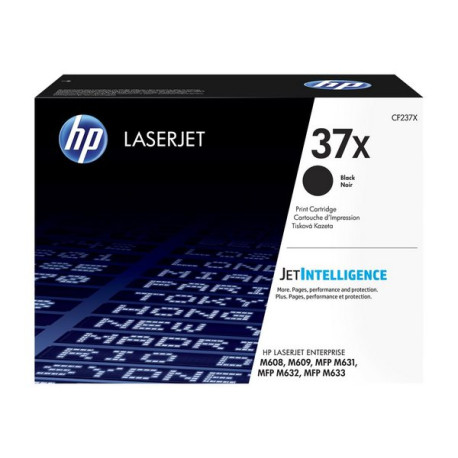 HP 37X - Alta resa - nero - originale - LaserJet - cartuccia toner (CF237X) Governo degli Stati Uniti - per LaserJet Enterprise