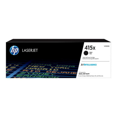 HP 415X - Alta resa - nero - originale - LaserJet - cartuccia toner (W2030X) - per Color LaserJet Pro M454, MFP M479