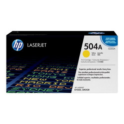 HP 504A - Giallo - originale - LaserJet - cartuccia toner (CE252A) - per Color LaserJet CM3530 MFP, CM3530fs MFP, CP3525, CP352