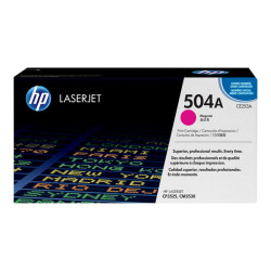 HP 504A - Magenta - originale - LaserJet - cartuccia toner (CE253A) - per Color LaserJet CM3530 MFP, CM3530fs MFP, CP3525, CP35